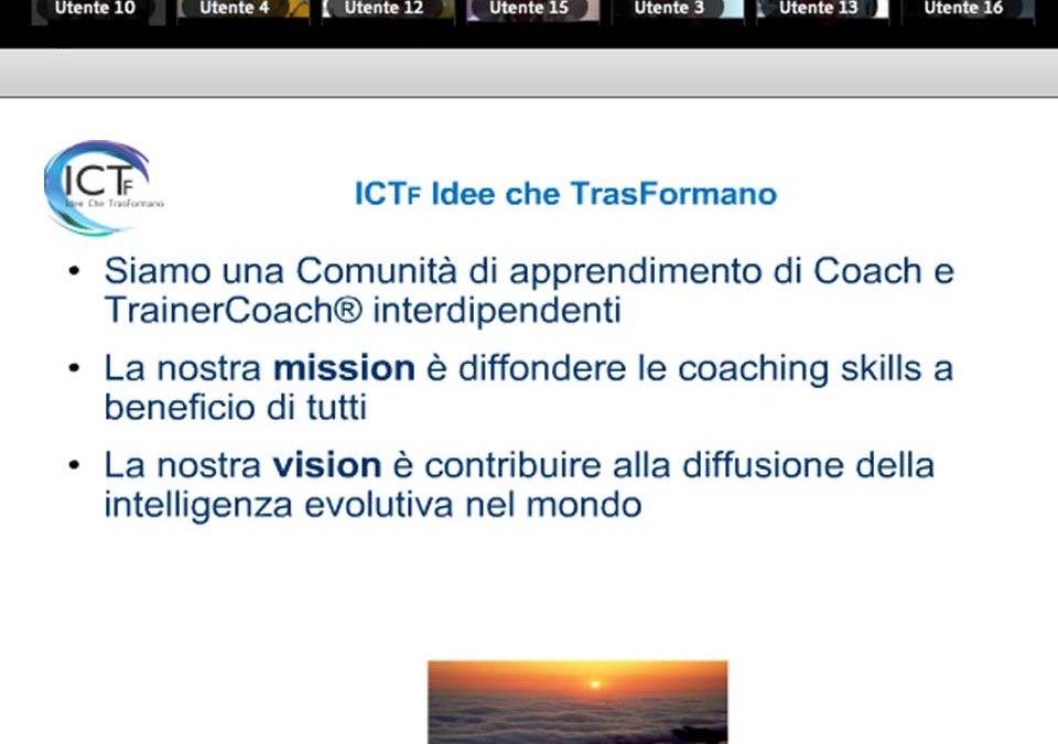 È iniziata la nona edizione del Master in Coaching Evolutivo